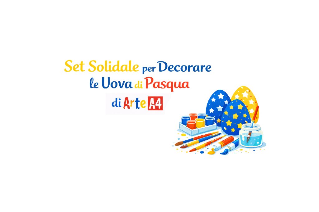 Set Solidale per Decorare le Uova di Pasqua