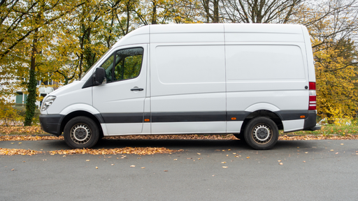 Una parte concreta del furgone