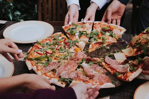 La pizza di fine vacanza