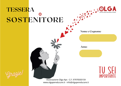 TESSERA SOSTENITORE 