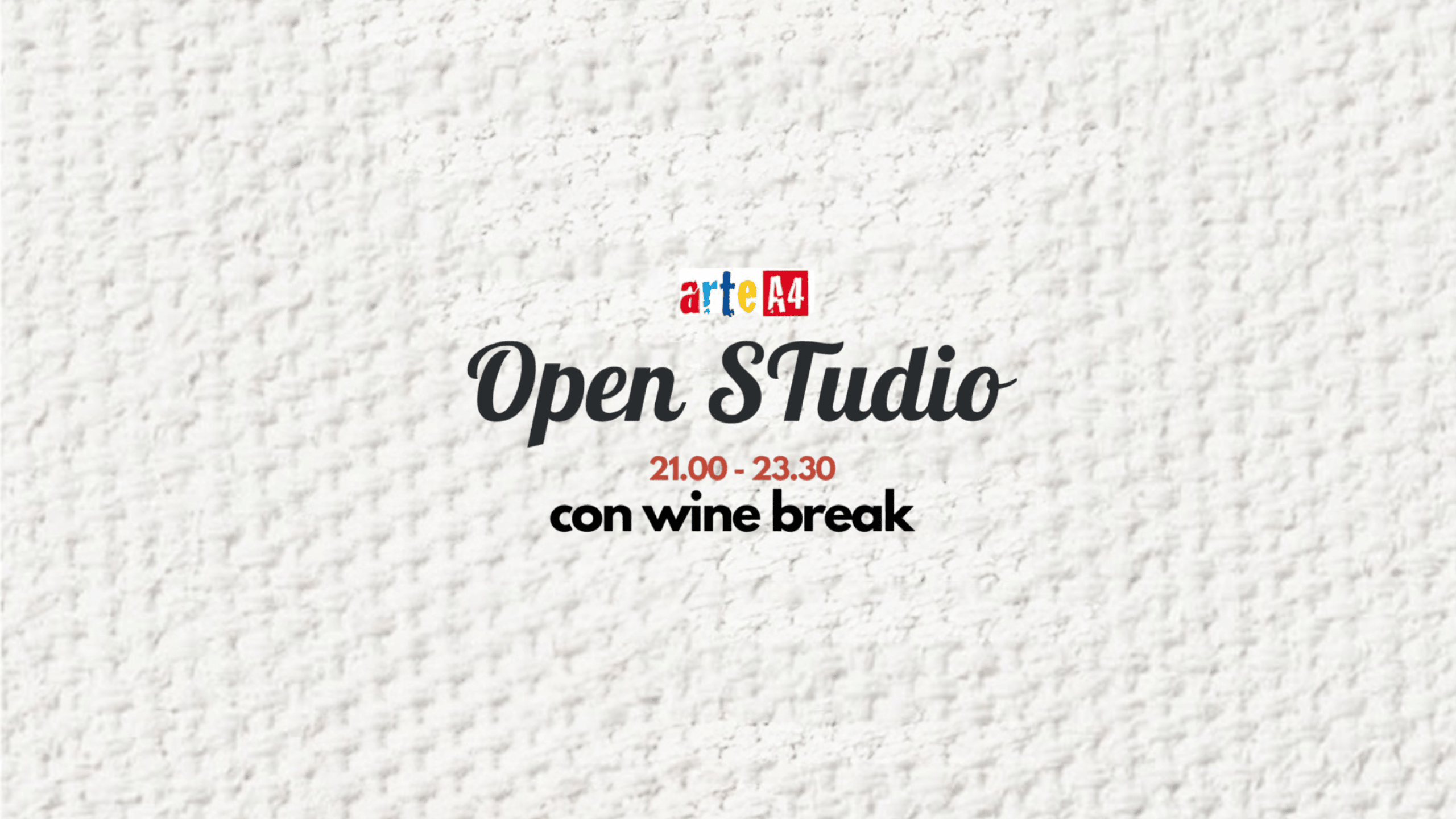 2026-03-27 dalle 21:00 - Open Studio  Venerdì