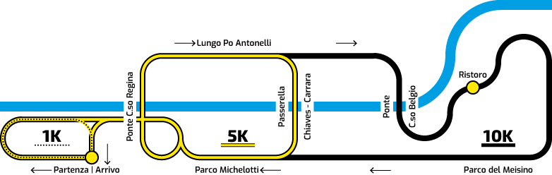 Mappa percorso ACUS RUN 2026