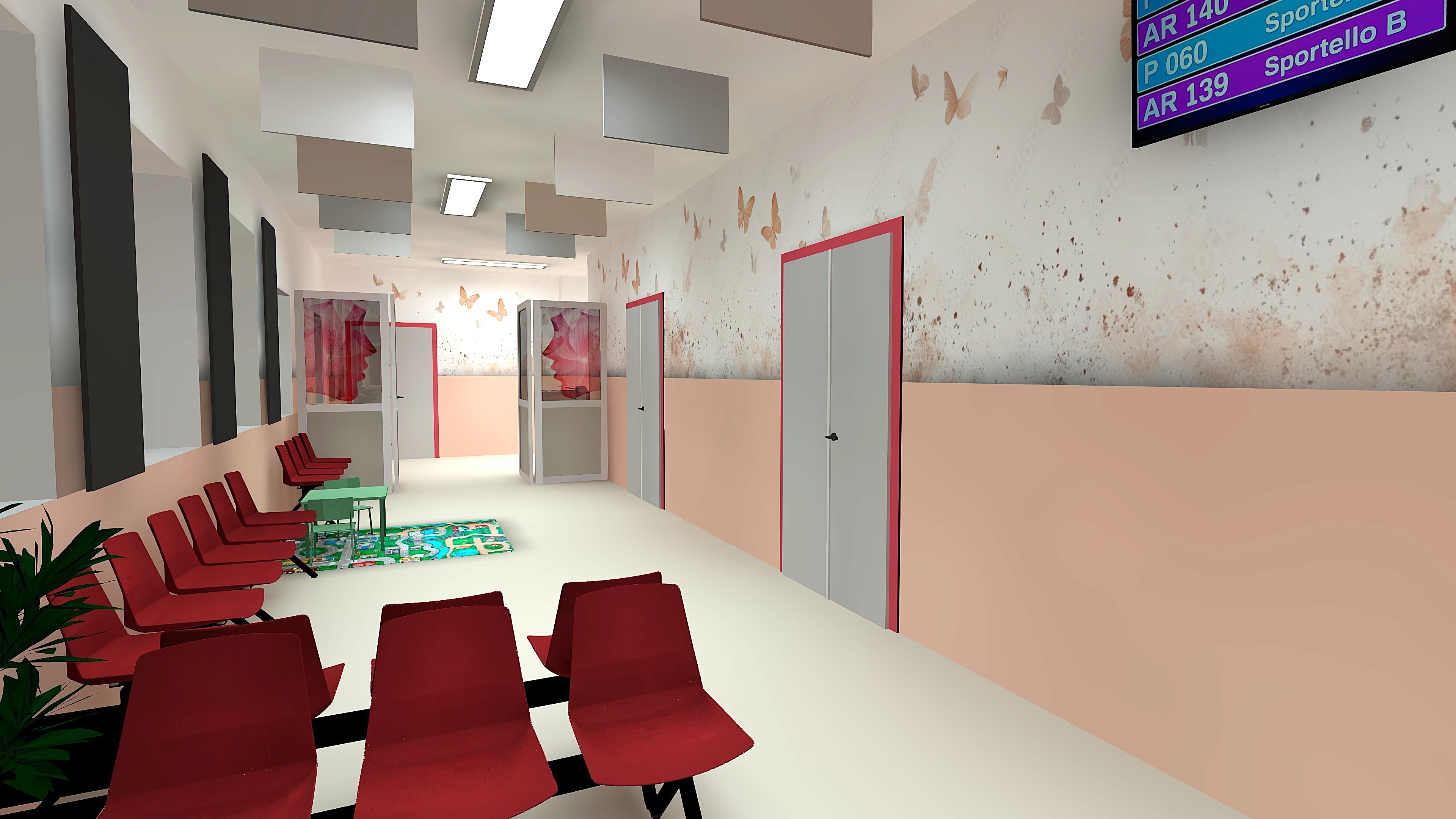 Umanizzazione sala d’attesa, ambulatori e counseling Centro Salute Donna