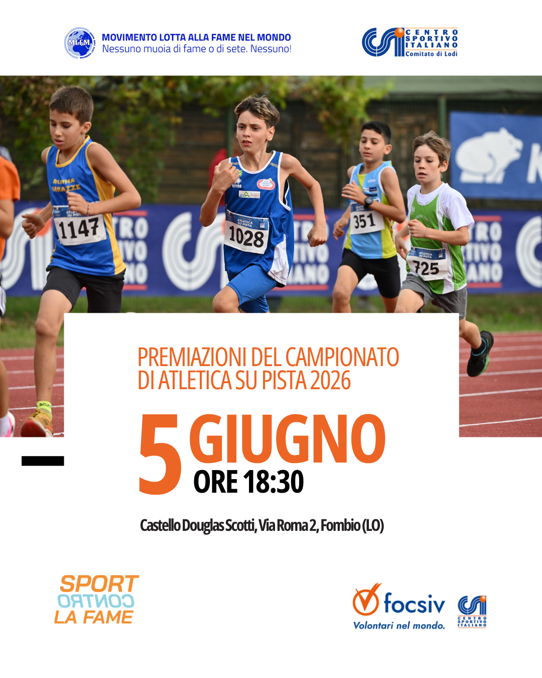 Sport contro la fame