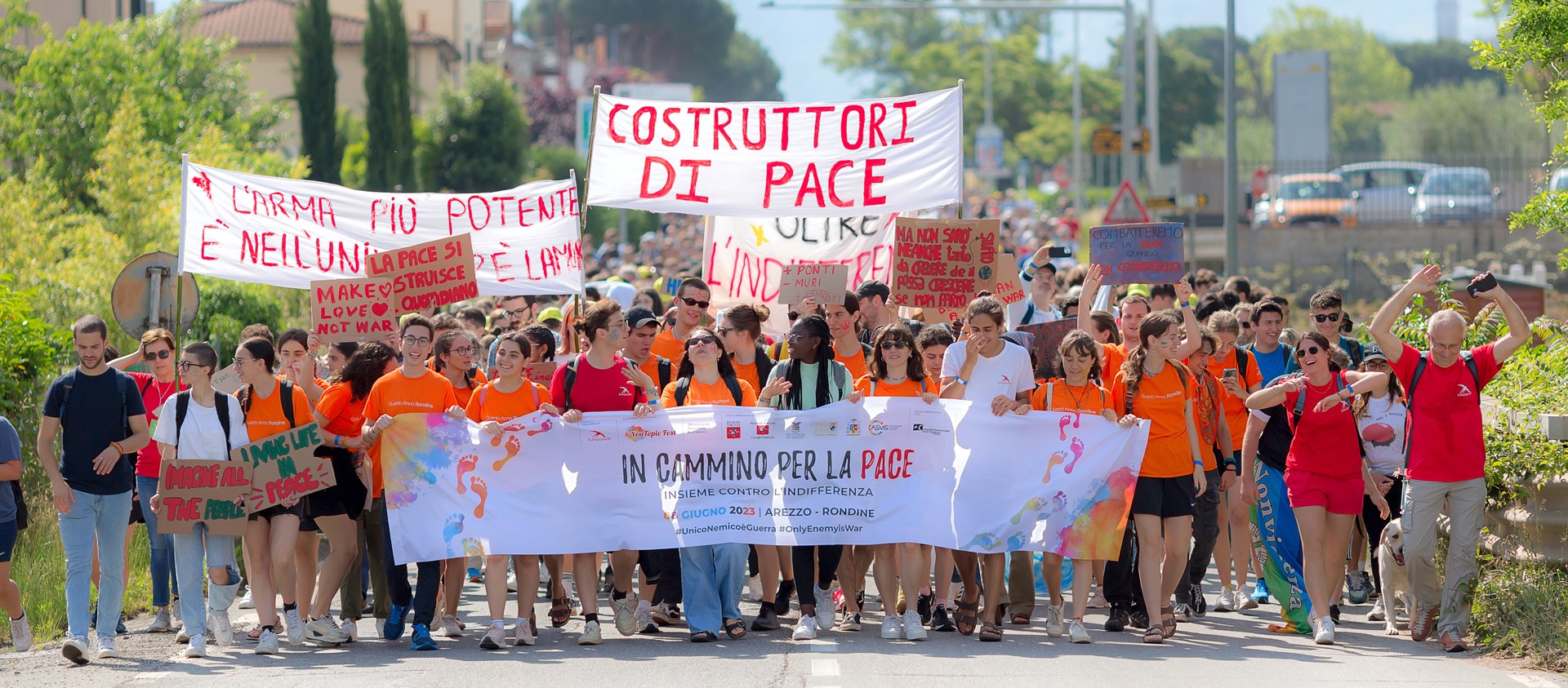 Se vuoi la pace, rendila possibile. Costruiscila con noi.